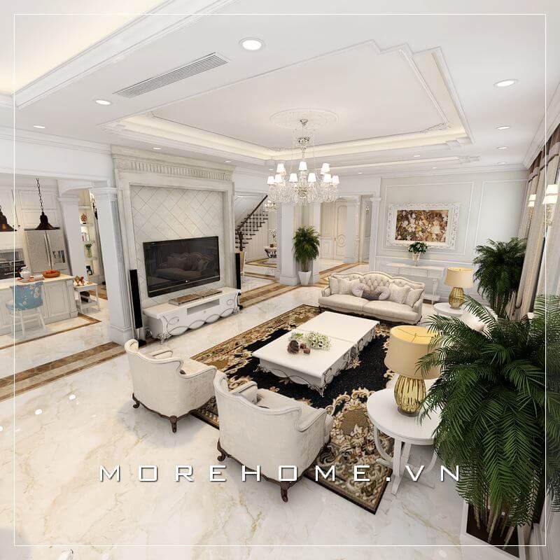 Mẫu sofa đơn tân cổ điển đẹp, sang trọng